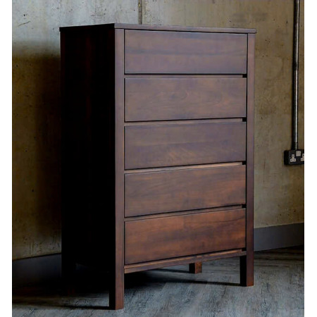 Dark Walnut Oil : Tủ 5 Ngăn Kéo Gổ Sồi 